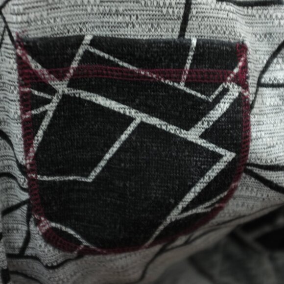 COPY - Artex Fashion geometric contrast dress made in Canada size M - Picture 4 of 9